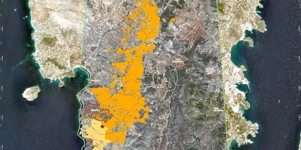 Copernicus: τι κάηκε από την φωτιά στην Κερατέα