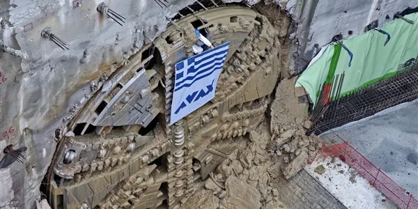 Ο Μετροπόντικας «Αθηνά» της Γραμμής 4 ολοκλήρωσε τη διαδρομή του