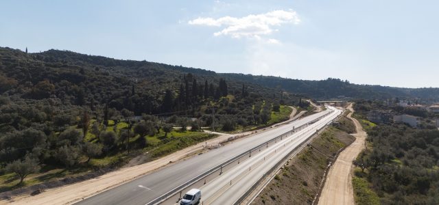 Πάτρα -Πύργος: σε λειτουργία τμήμα του υπό κατασκευή έργου