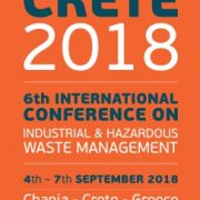 CRETE 2018:  Διαχείριση βιομηχανικών και επικίνδυνων αποβλήτων    