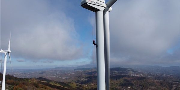 Enel: άσκηση εκκένωσης ανεμογεννήτριας στη Ροδόπη 