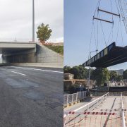 Σε κυκλοφορία τα οδικά έργα αποκατάστασης στην περιοχή του Ισθμού