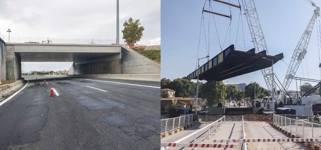 Σε κυκλοφορία τα οδικά έργα αποκατάστασης στην περιοχή του Ισθμού