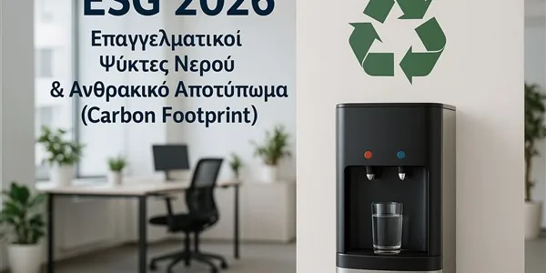 ESG 2026: Επαγγελματικοί Ψύκτες Νερού & Ανθρακικό Αποτύπωμα (Carbon Footprint)