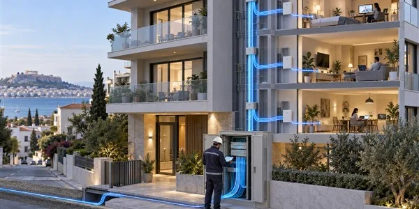 Οπτικές ίνες στα κτίρια: Τι να γνωρίζουν ιδιοκτήτες και διαχειριστές ακινήτων